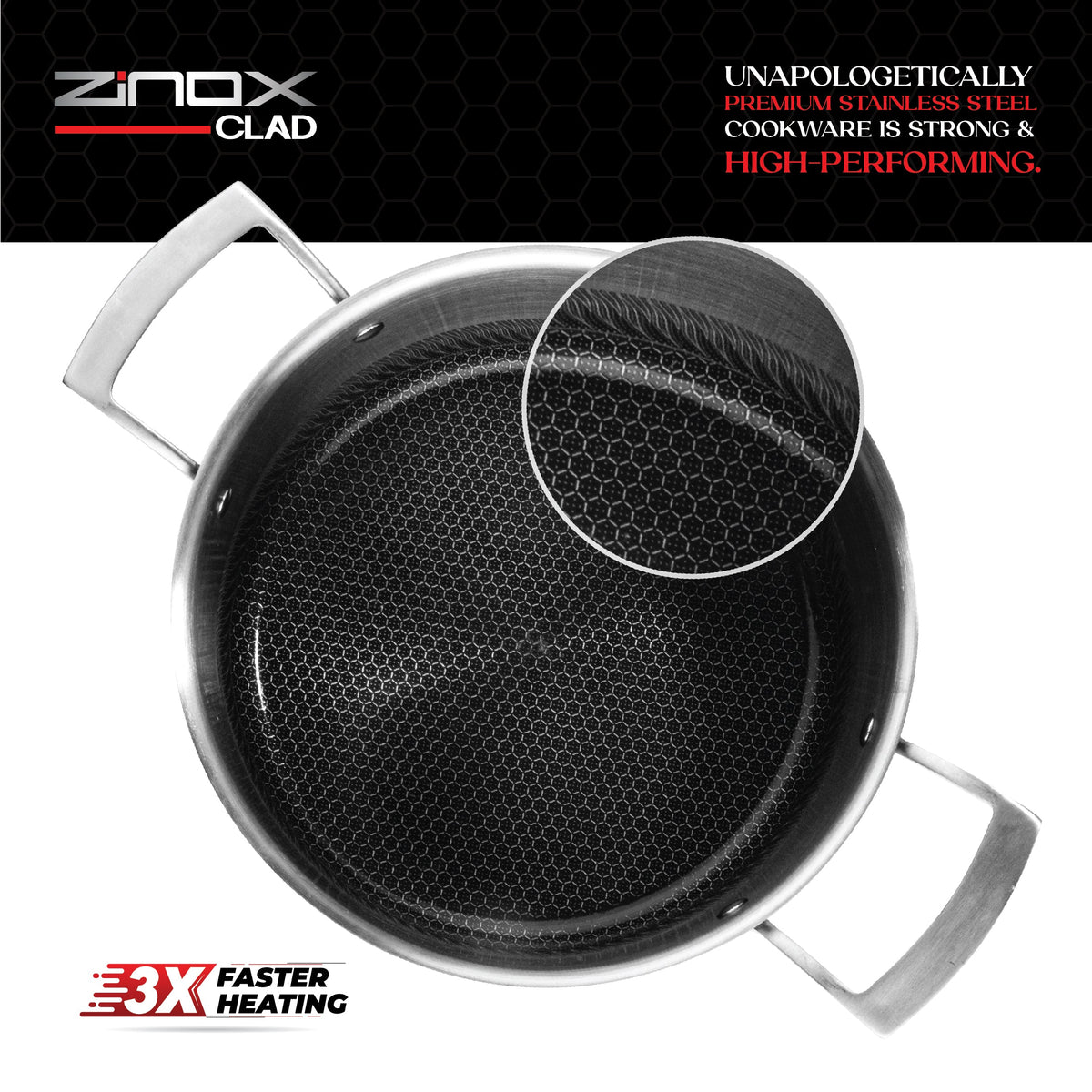 Zinox Clad Pot