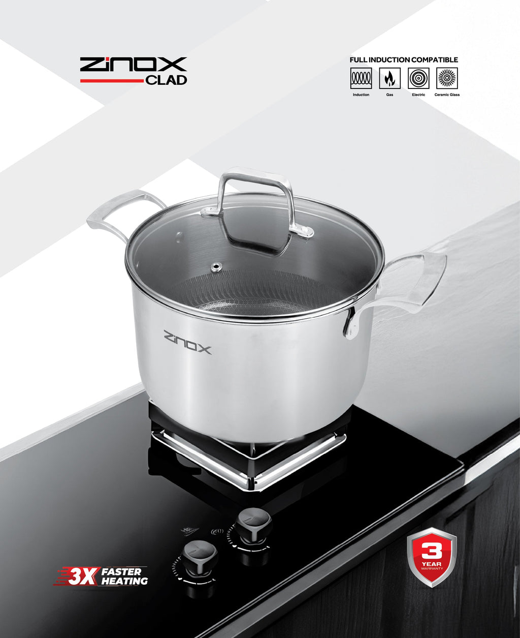 Zinox Clad Pot