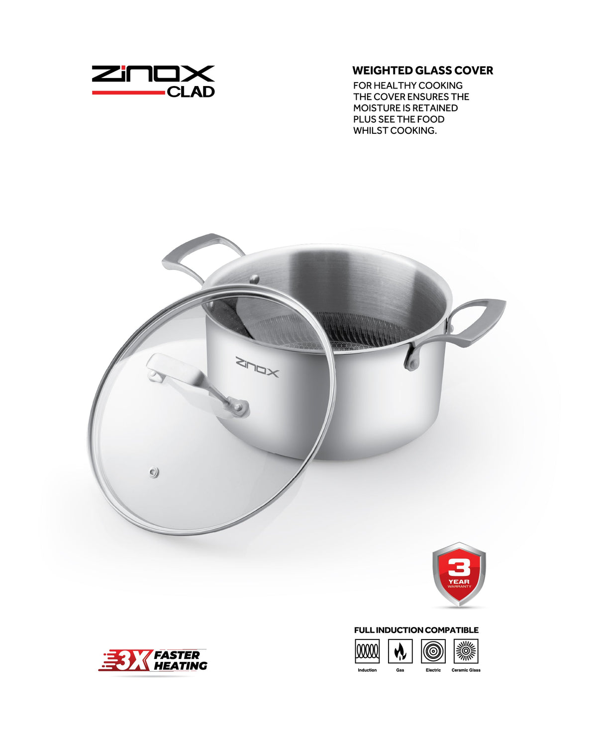 Zinox Clad Pot