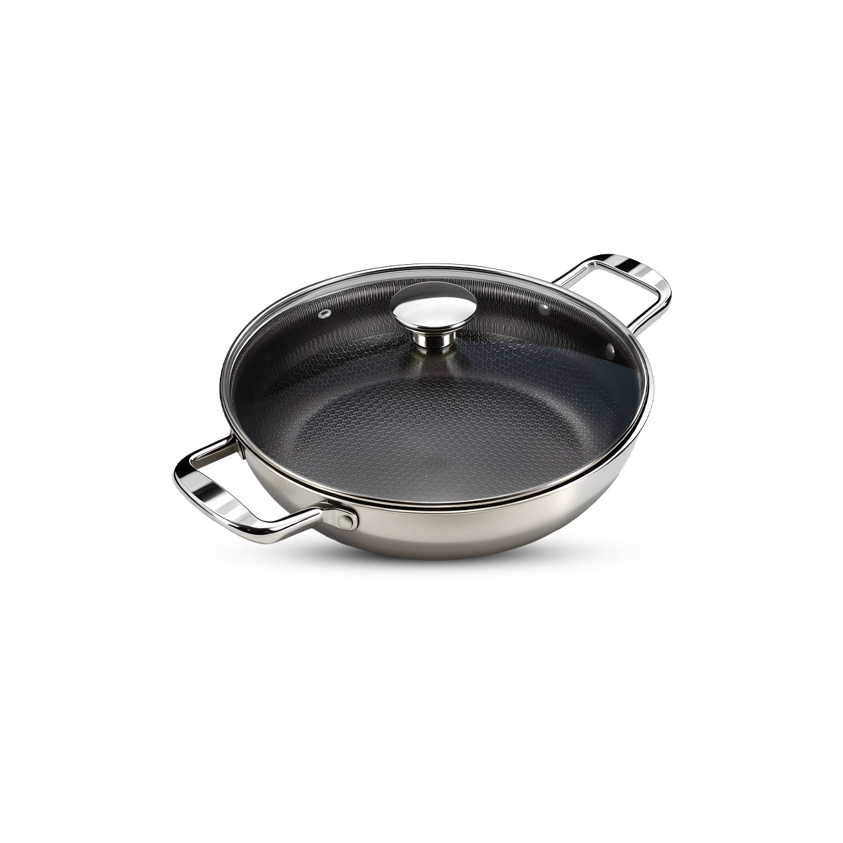 طبق بيض استانلس الزنوكي برايم بالغطاء