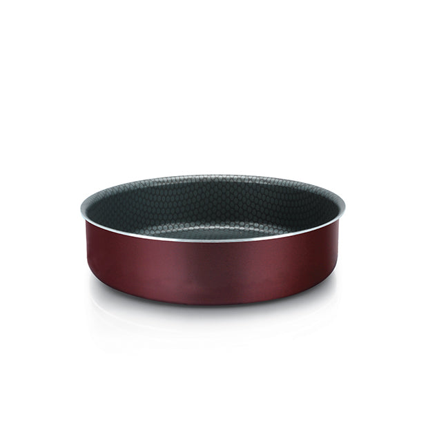 Round Oven Trai 22 - Burgandy